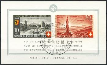 Briefmarken: B19 - 1942 Bundesfeierblock II
