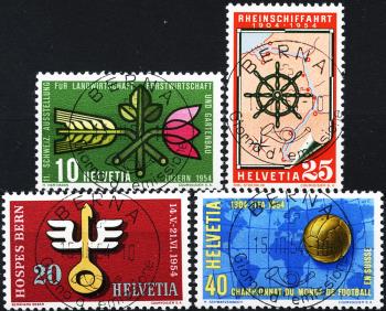 Thumb-1: 316-319 - 1954, Francobolli pubblicitari e commemorativi