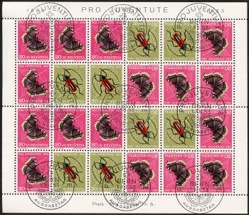 Briefmarken: JOZ41 - 1953 Kehrdruckbogen