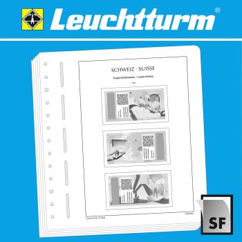 Accessoires: 371556 - Leuchtturm 2023 Addendum spécial Suisse CRYPTO, avec sachets de protection SF (CH2023/CR)