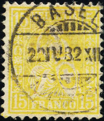 Briefmarken: 47 - 1881 Faserpapier
