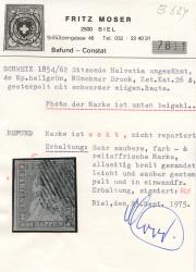 Thumb-2: 26A - 1854, Münchner Druck, 3. Druckperiode, Münchner Papier