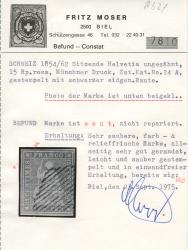 Thumb-2: 24A - 1854, Münchner Druck, 3. Druckperiode, Münchner Papier