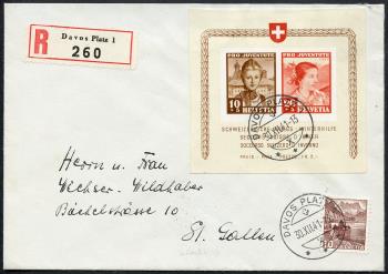 Briefmarken: J98I-J99I - 1941 Sonderblock für die Kriegswinterhilfe