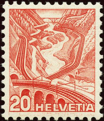 Briefmarken: 205z.2.01 - 1936 Neue Landschaftsbilder, geriffeltes Papier