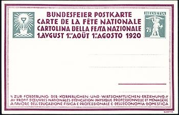 Briefmarken: BK32 - 1920 Turner, Druckvermerk 32 mm