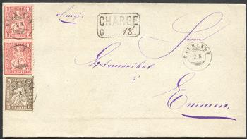 Briefmarken: 30+38 - 1862 +1867 Weisses Papier