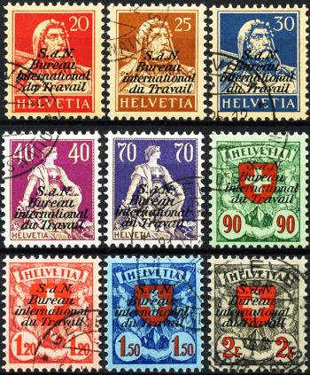 Briefmarken: BIT15-BIT23 - 1924-1928 Verschiedene Darstellungen
