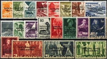 Stamps: ONU1-ONU20 - 1950 Technology and landscape