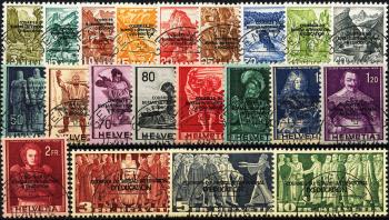 Stamps: BIÉ1-BIÉ21 - 1944 Landscape images in intaglio printing