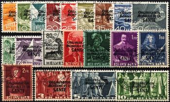 Briefmarken: OMS6-OMS25 - 1948-1950 Technik und Landschaft, historische Bilder