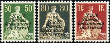 Briefmarken: BIT8z-BIT11z - 1935-1944 Helvetia mit Schwert, geriffeltes Kreidepapier