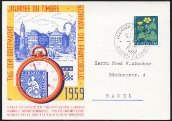 Francobolli: TdB1959 -  La Chaux-de-Fonds 6.XII.1959