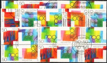Stamps: Z91-Z98+807I-810I - 1991 700 years of Confederation