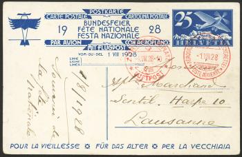 Briefmarken: BK47l - 1928 Grossmutter mit Mädchen