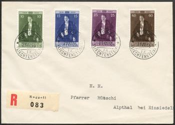 Stamps: FL292-FL295 - 1956 50th birthday of Prince Franz Josef II