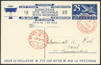 Briefmarken: BK48I - 1928 Grossvater mit Mädchen