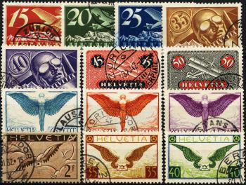 Briefmarken: F3-F15 - 1923-1929 Verschiedene Darstellungen