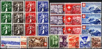 Briefmarken: CH1939 - 1939 Jahreszusammenstellung