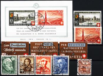Briefmarken: CH1942 - 1942 Jahreszusammenstellung