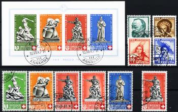 Briefmarken: CH1940 - 1940 Jahreszusammenstellung