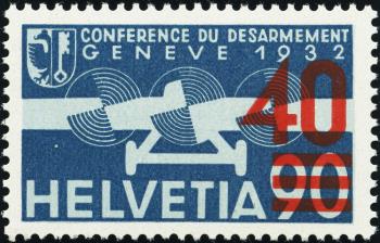 Stamps: F24a - 1936 Use-up edition with light red imprint