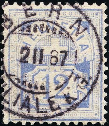 Thumb-1: 62A - 1882, Faserpapier, KZ A