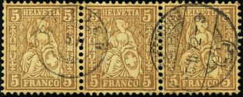 Briefmarken: 30b - 1862 Weisses Papier