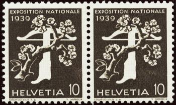 Briefmarken: 233z.3.01+3.02 - 1939 Schweizerische Landesausstellung