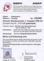 Thumb-2: 17II-T14 C2-RO - 1851, Rayon I, ohne Kreuzeinfassung