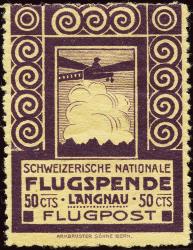 Briefmarken: FVI - 1913 Vorläufer Langnau