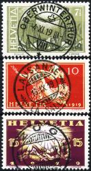 Stamps: 143-145 - 1919 Peace stamps