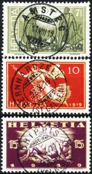 Thumb-1: 143-145 - 1919, Peace stamps