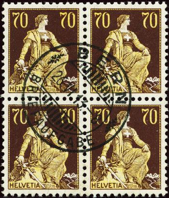 Briefmarken: 114 - 1908 Faserpapier