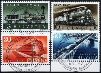 Thumb-1: 277-280 - 1947, 100 years of Swiss railways