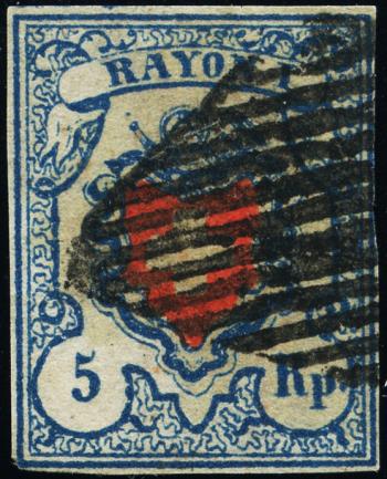 Stamps: 17II.1.04-C1-LO - 1851 Rayon I, without cross edging