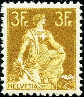 Briefmarken: 116 - 1908 Faserpapier, mit glattem Gummi