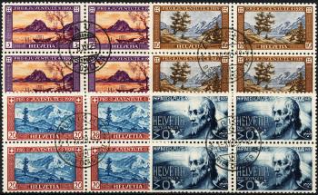 Stamps: J49-J52 - 1929 Landscapes and portrait of Nicholas of Flüe