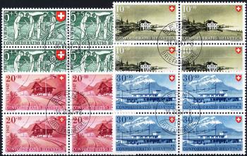 Briefmarken: B34-B37 - 1947 Bahnarbeiter und Bahnhöfe