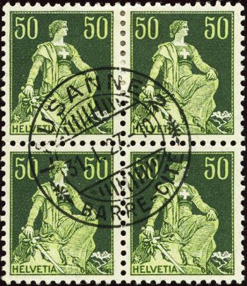 Timbres: 113 - 1908 papier fibreux