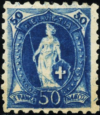 Thumb-1: 70B.1.28 - 1888, papier blanc, 11 dents, KZ A