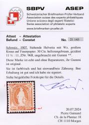 Thumb-2: 96B - 1907, Carta in fibra, 13 denti, WZ