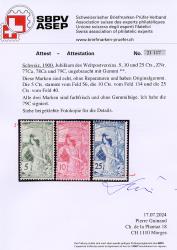 Thumb-2: 77C-79C - 1900, 25 years of the Universal Postal Union