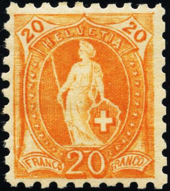 Thumb-1: 66B - 1888, carta bianca, 11 denti, KZ A