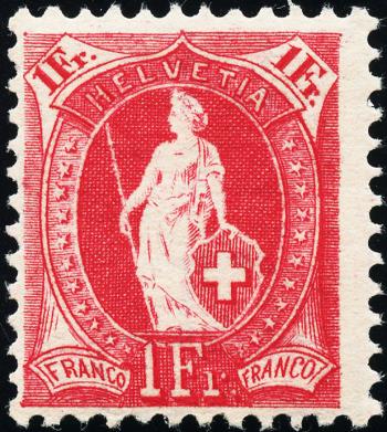 Thumb-1: 91C - 1907, papier blanc, 14 dents, filigrane