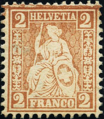 Thumb-1: 37a - 1874, Assis Helvetia, livre blanc