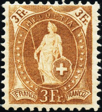 Thumb-1: 92C - 1907, papier blanc, 14 dents, filigrane