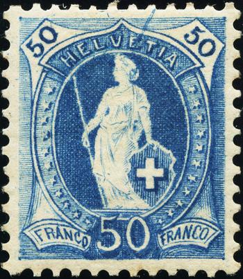 Thumb-1: 70A - 1882, carta bianca, 14 denti, KZ A