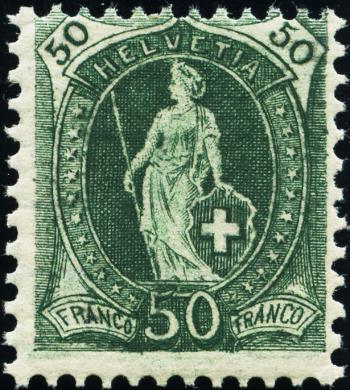 Thumb-1: 90A - 1905, carta bianca, 13 denti, filigrana