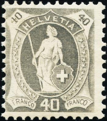 Thumb-1: 89A - 1907, carta bianca, 13 denti, filigrana